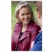 Chesapeake Shores S3 (Bree O'brien) Emilie Ullerup Pink Leather Jacket